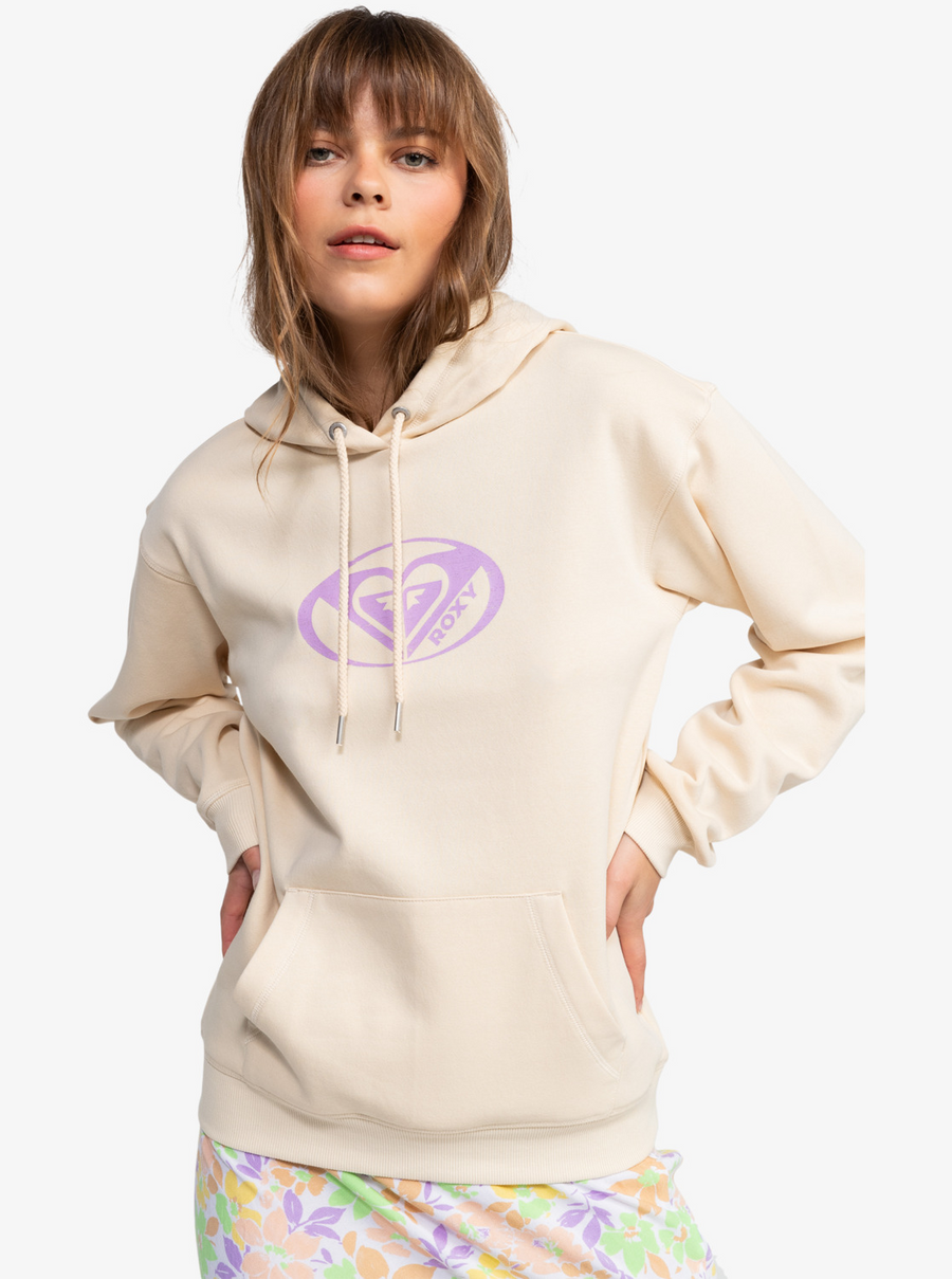 Roxy Surf Stoked Hoodie Brushed  A - Tapioca