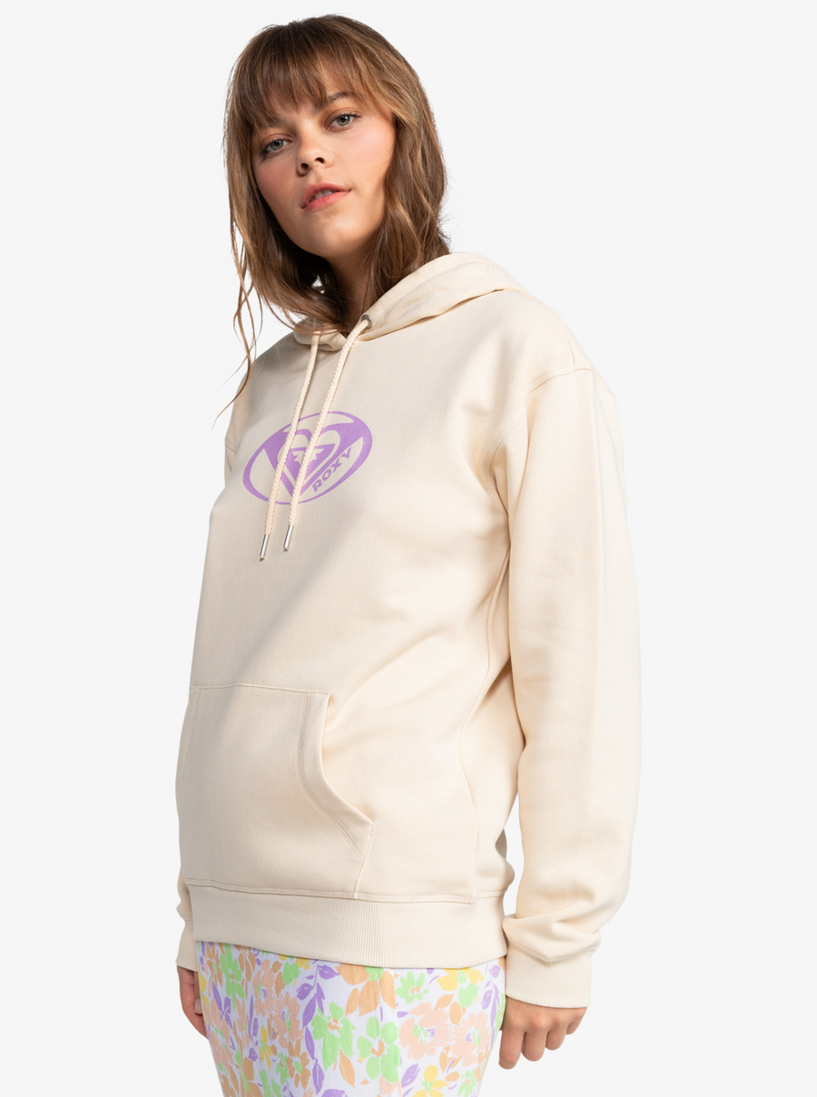 Roxy Surf Stoked Hoodie Brushed  A - Tapioca