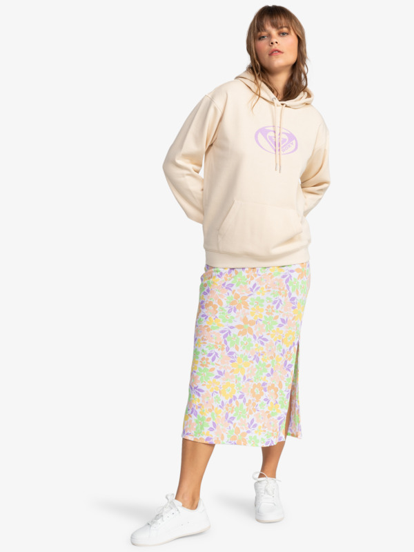 Roxy Surf Stoked Hoodie Brushed  A - Tapioca