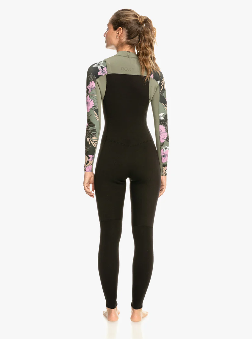 Roxy 3/2 Elite XT  ST Printed FZ GBS - Anthracite Classic Pro Surf