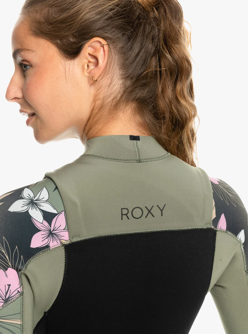 Roxy 3/2 Elite XT  ST Printed FZ GBS - Anthracite Classic Pro Surf