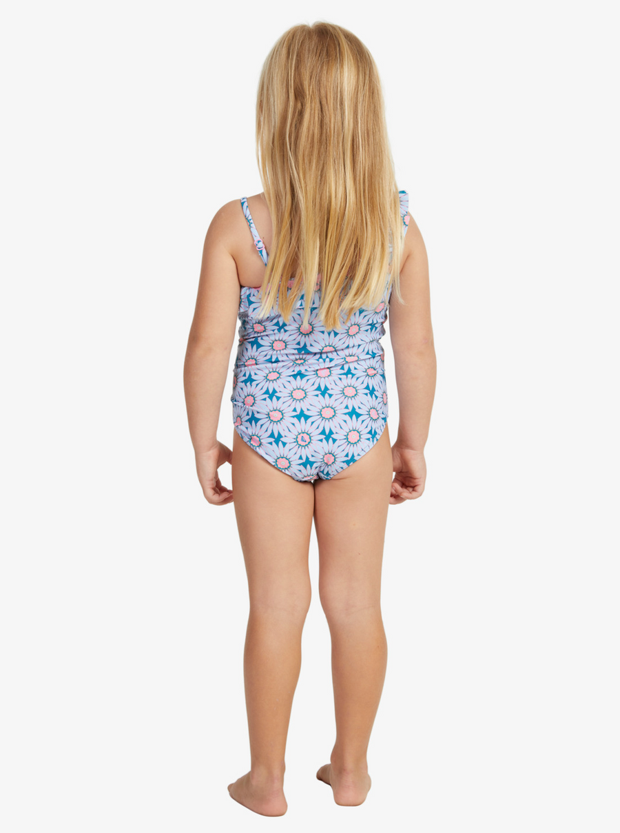 Roxy Bold Florals Fashion One Piece - Crystal Teal Sol Flower