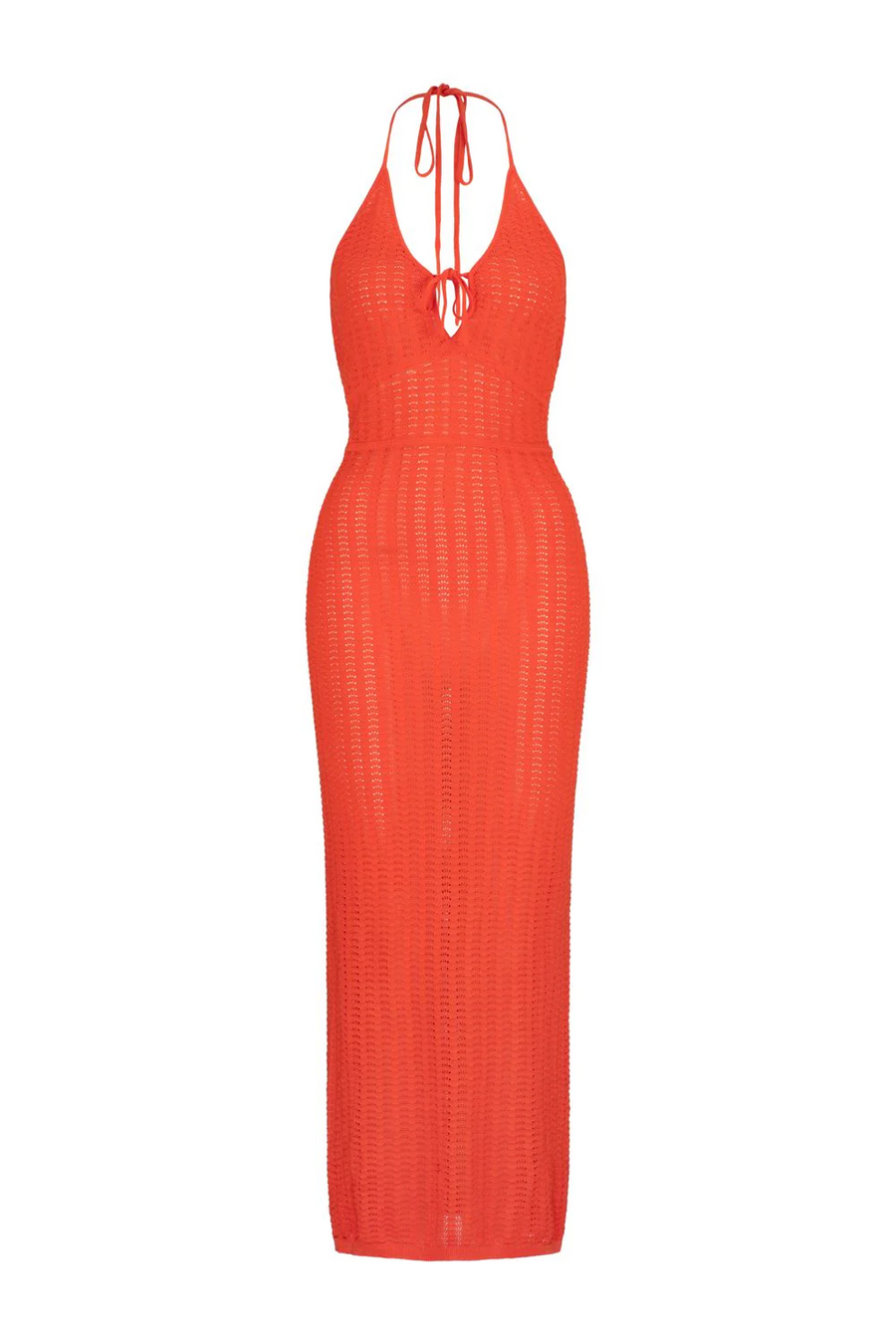 Tigerlily Leilanni Midi Dress - Hot Coral