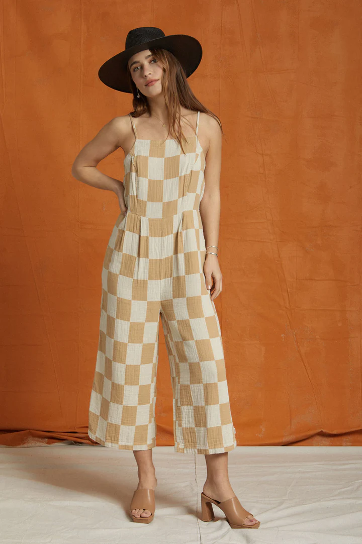 Brixton Mykonos FL Jumpsuit -  Sand