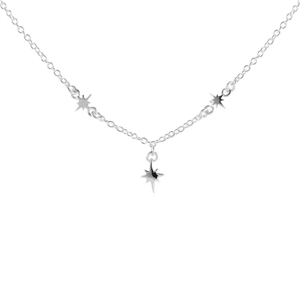 Midsummer Star Celestial Star Necklace - Silver