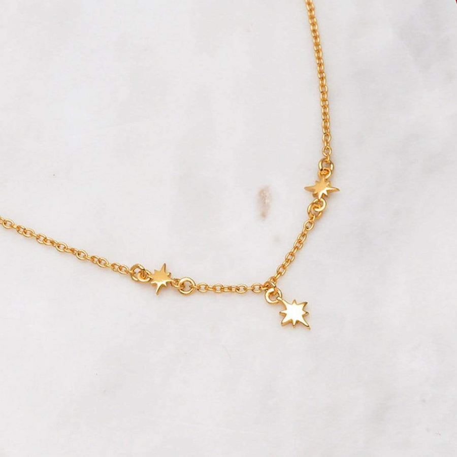 Midsummer Star Celestial Star Necklace Gold