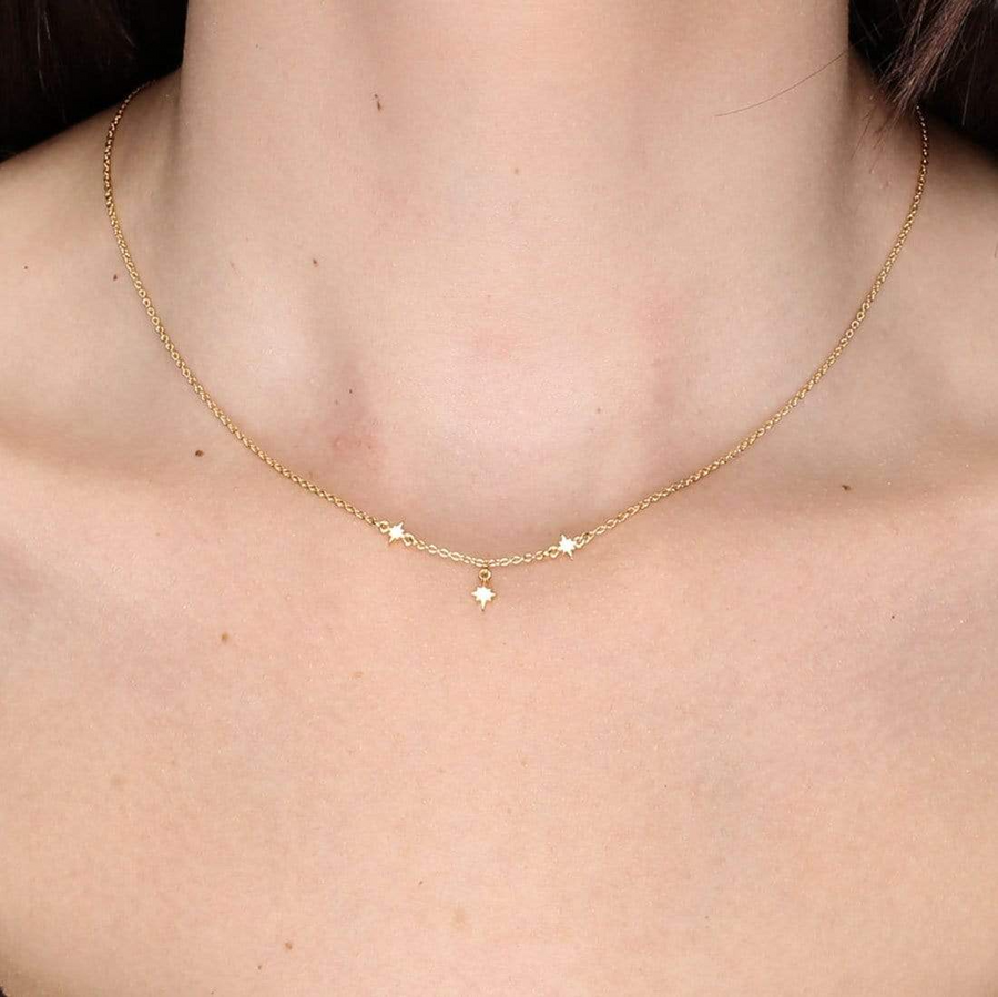 Midsummer Star Celestial Star Necklace Gold