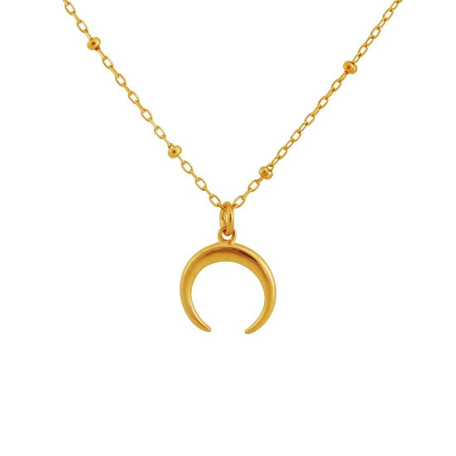 Midsummer Star Gold Petite Moon Illusion Necklace