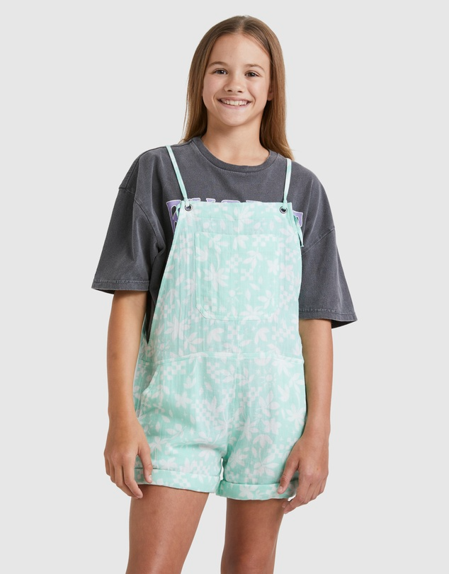 Billabong A Wave Montana Onesie - Mint Chip