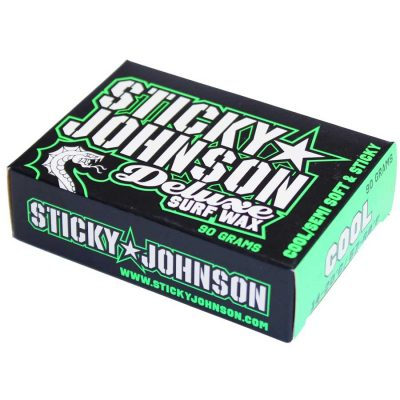 Sticky Johnson Deluxe Surf Wax  Cool - Green