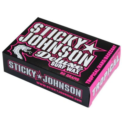 Sticky Johnson Deluxe Surf Wax  Tropical  - Pink