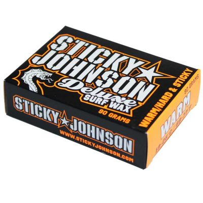 Sticky Johnson Deluxe Surf Wax Warm - Orange