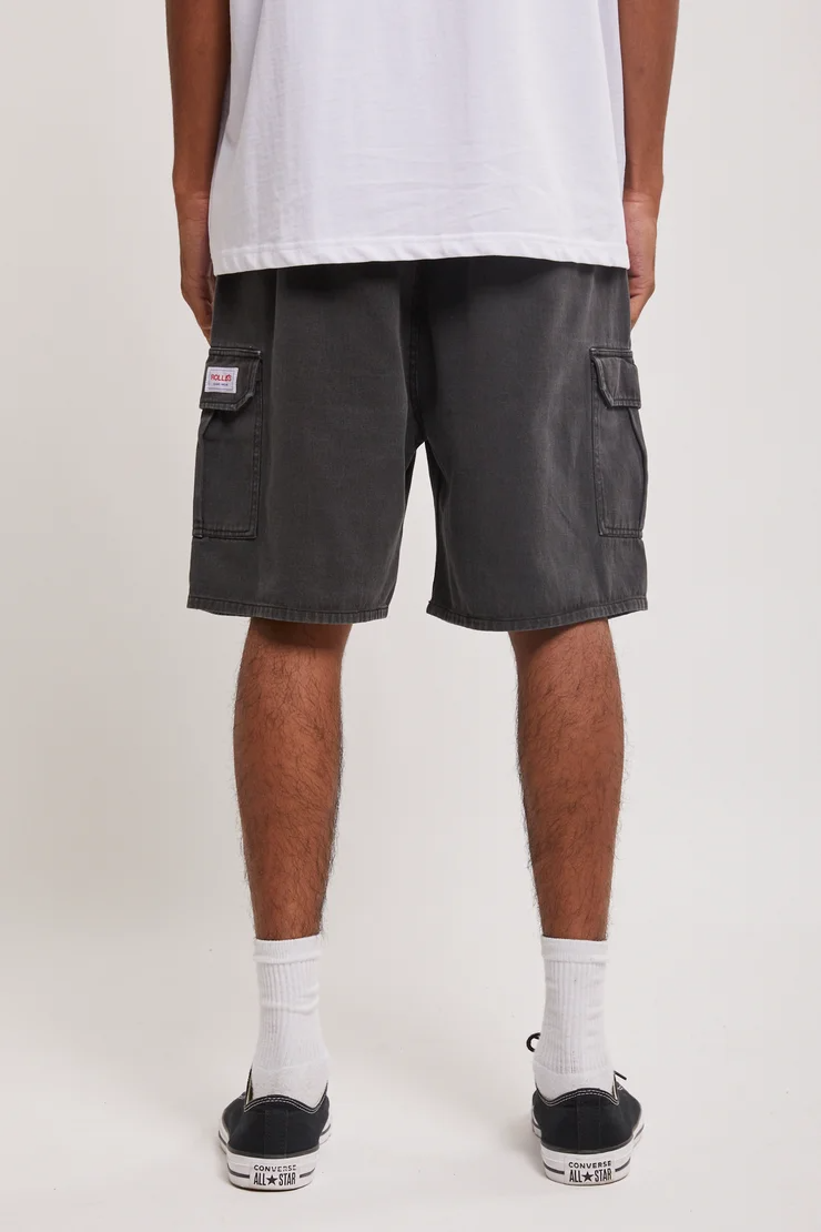 Rollas Tradie Short - Charcoal