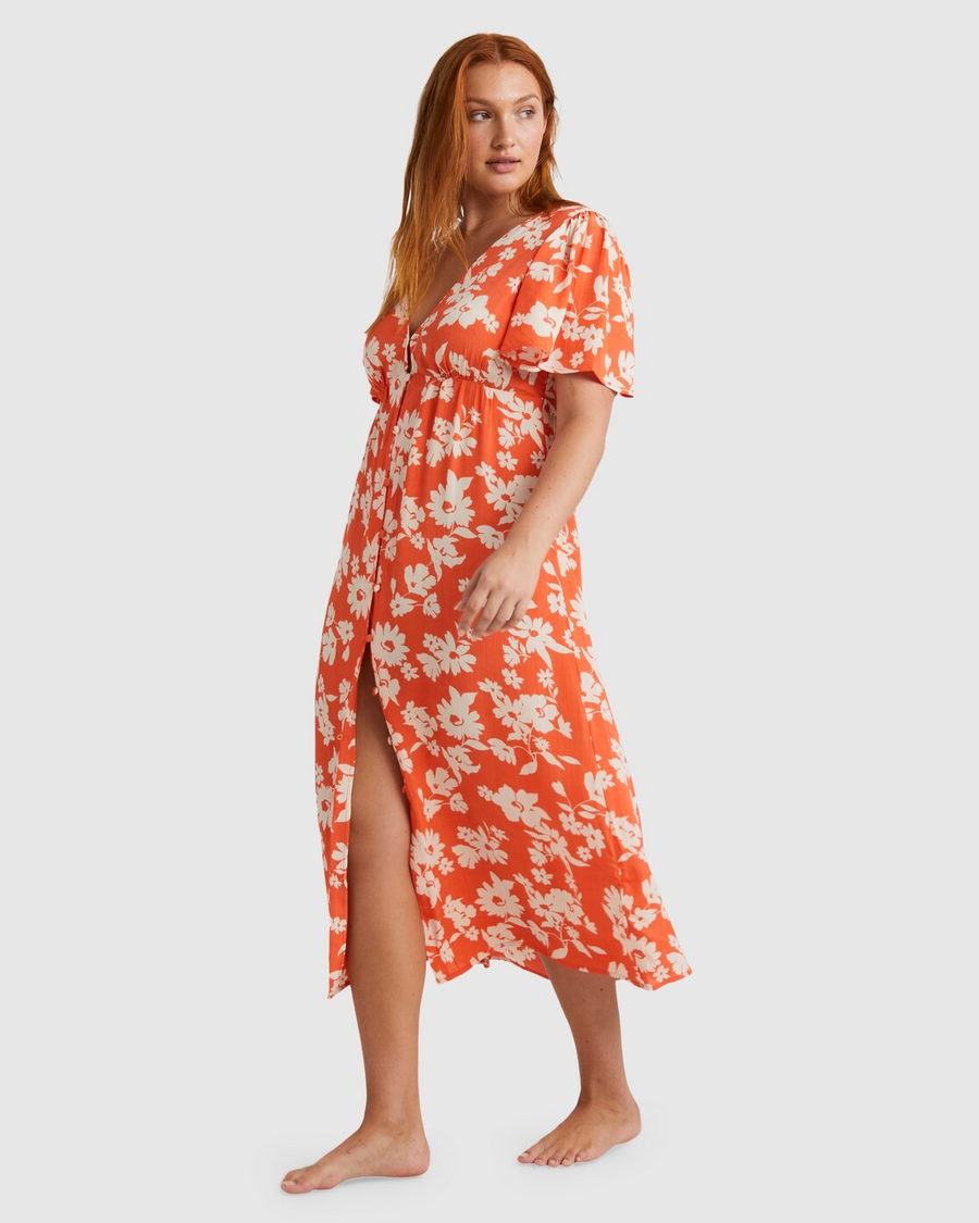 Billabong Hazy Dress - Nectarine