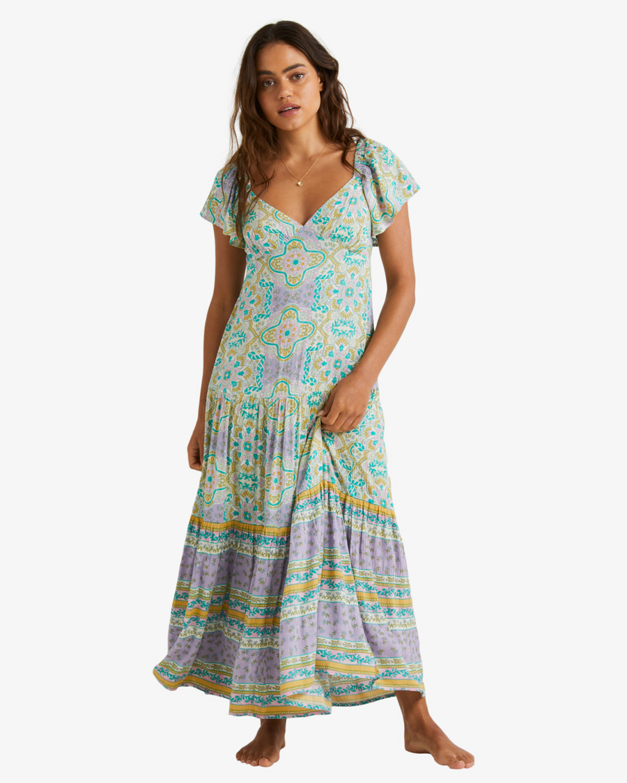 Billabong Summerside Maxi Dress - Salt Crystal