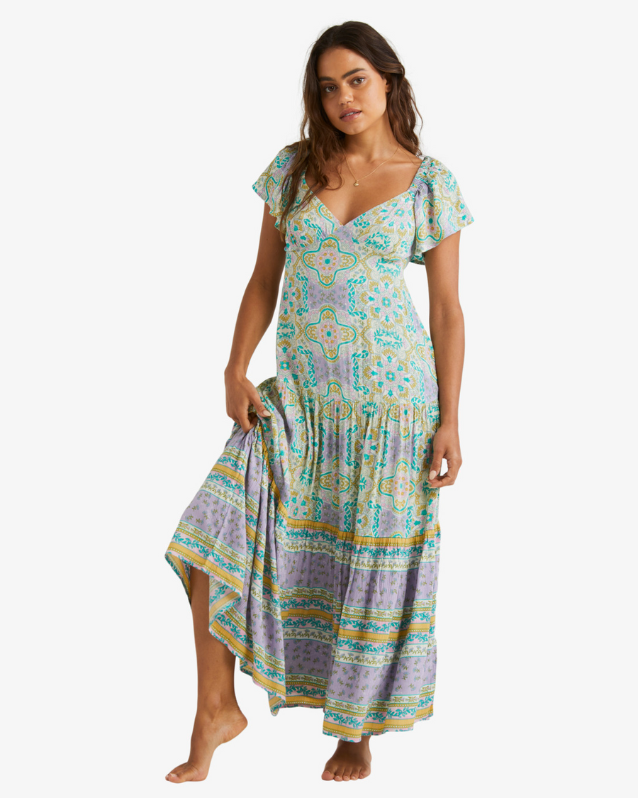 Billabong Summerside Maxi Dress - Salt Crystal