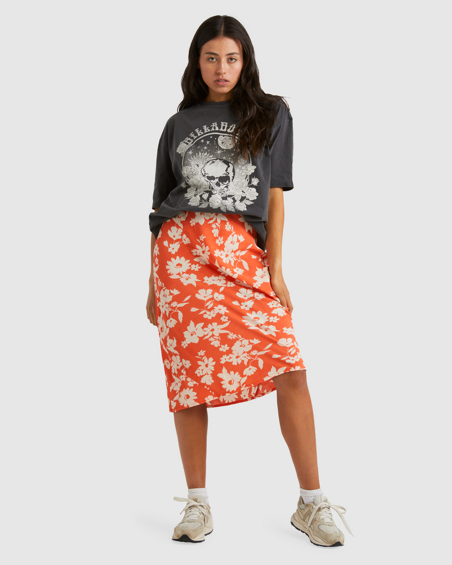 Billabong Hazy Dream Skirt - Nectarine