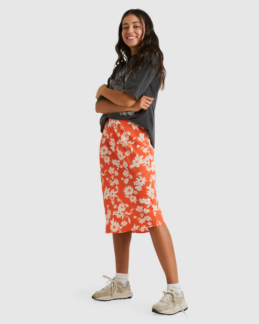 Billabong Hazy Dream Skirt - Nectarine