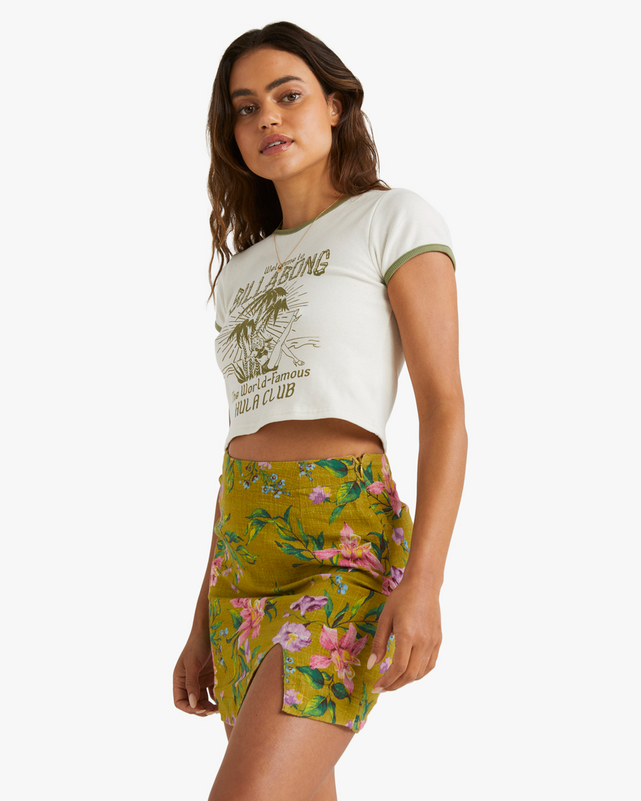 Billabong Laylow Haven Skirt - Olive