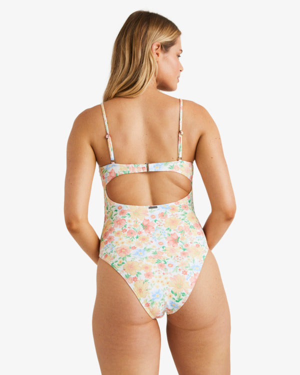 Billabong True Romance One Piece - White/ Multi