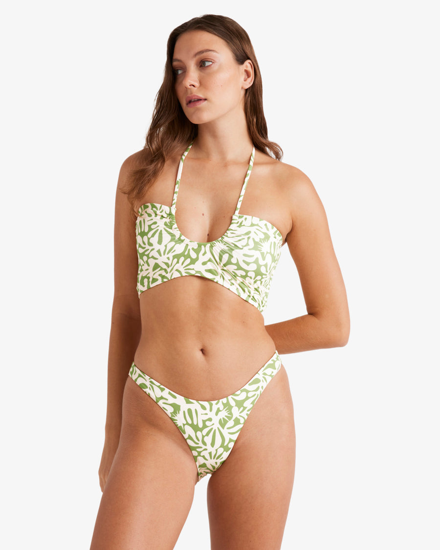 Billabong  Palm Grove Drew 2way Bikini Top - Celery