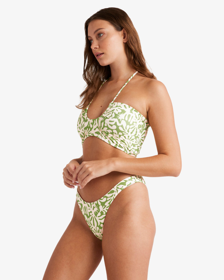 Billabong  Palm Grove Drew 2way Bikini Top - Celery