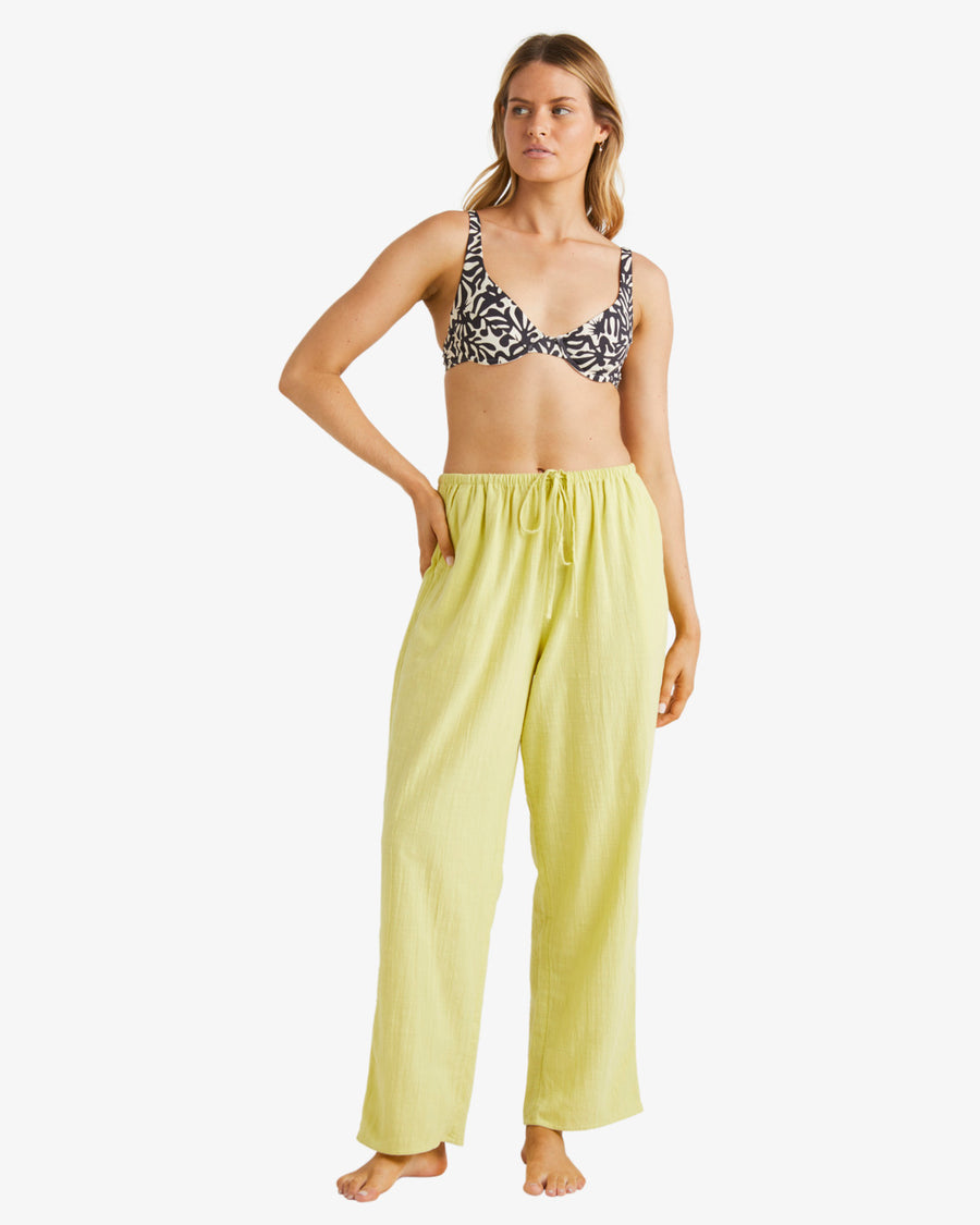 Billabong Sun Lovers Beach Pant - Celery Green