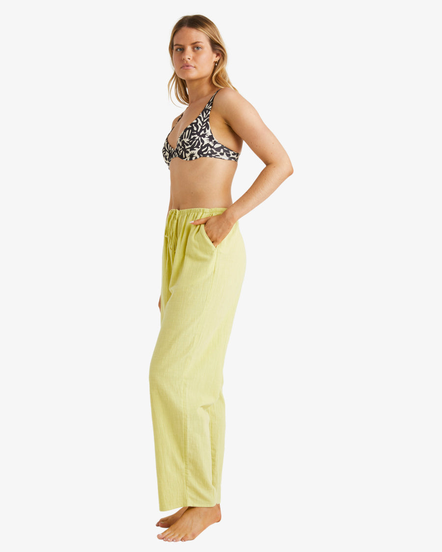 Billabong Sun Lovers Beach Pant - Celery Green