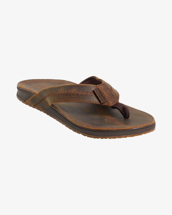 Billabong  Brunswick Leather  Thong - Light Brown