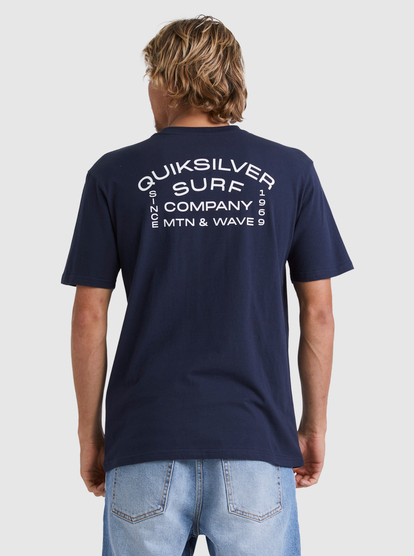 Quiksilver Surf Lockup SS Tee - Navy Blazer