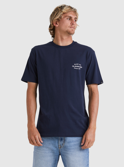 Quiksilver Surf Lockup SS Tee - Navy Blazer