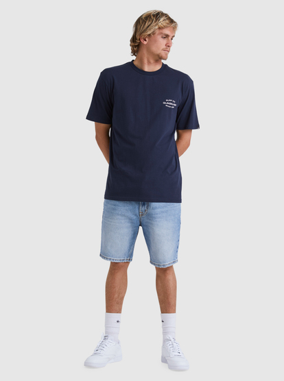 Quiksilver Surf Lockup SS Tee - Navy Blazer