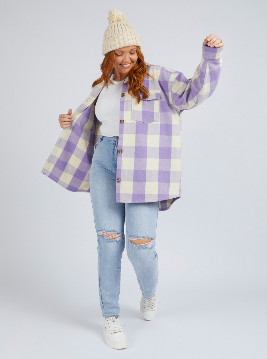 Roxy Check The Swell Jacket - Tapioca Paradiso Plaid