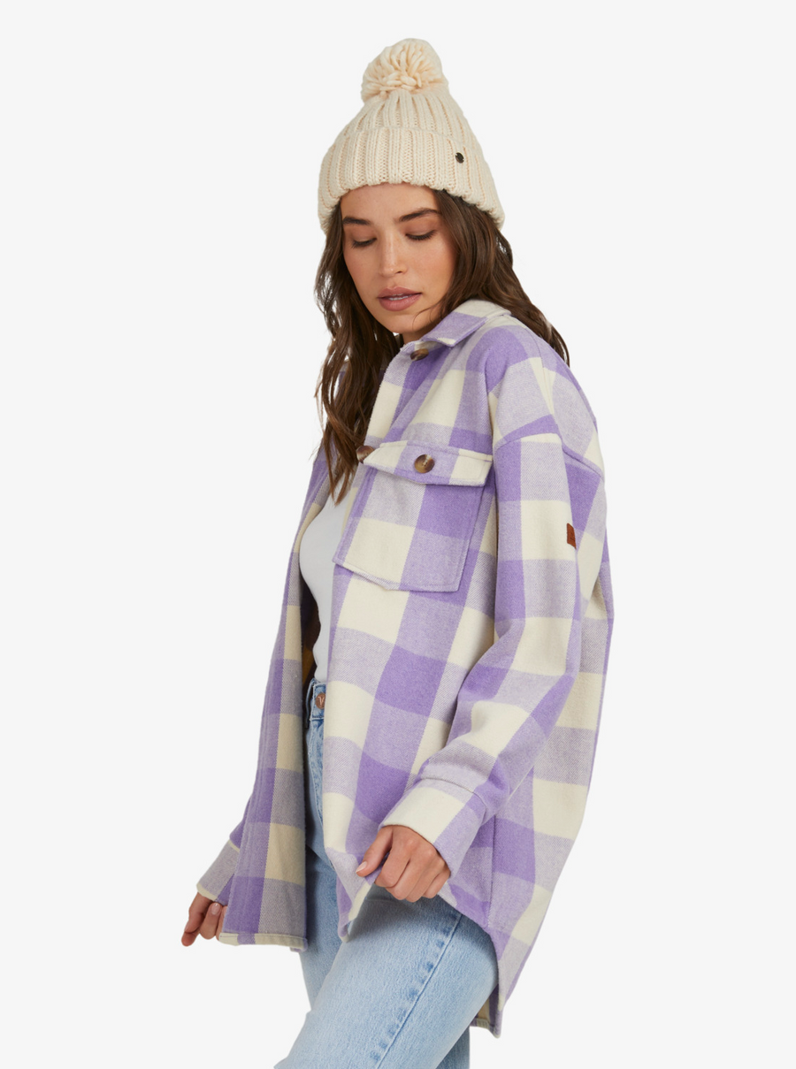 Roxy Check The Swell Jacket - Tapioca Paradiso Plaid