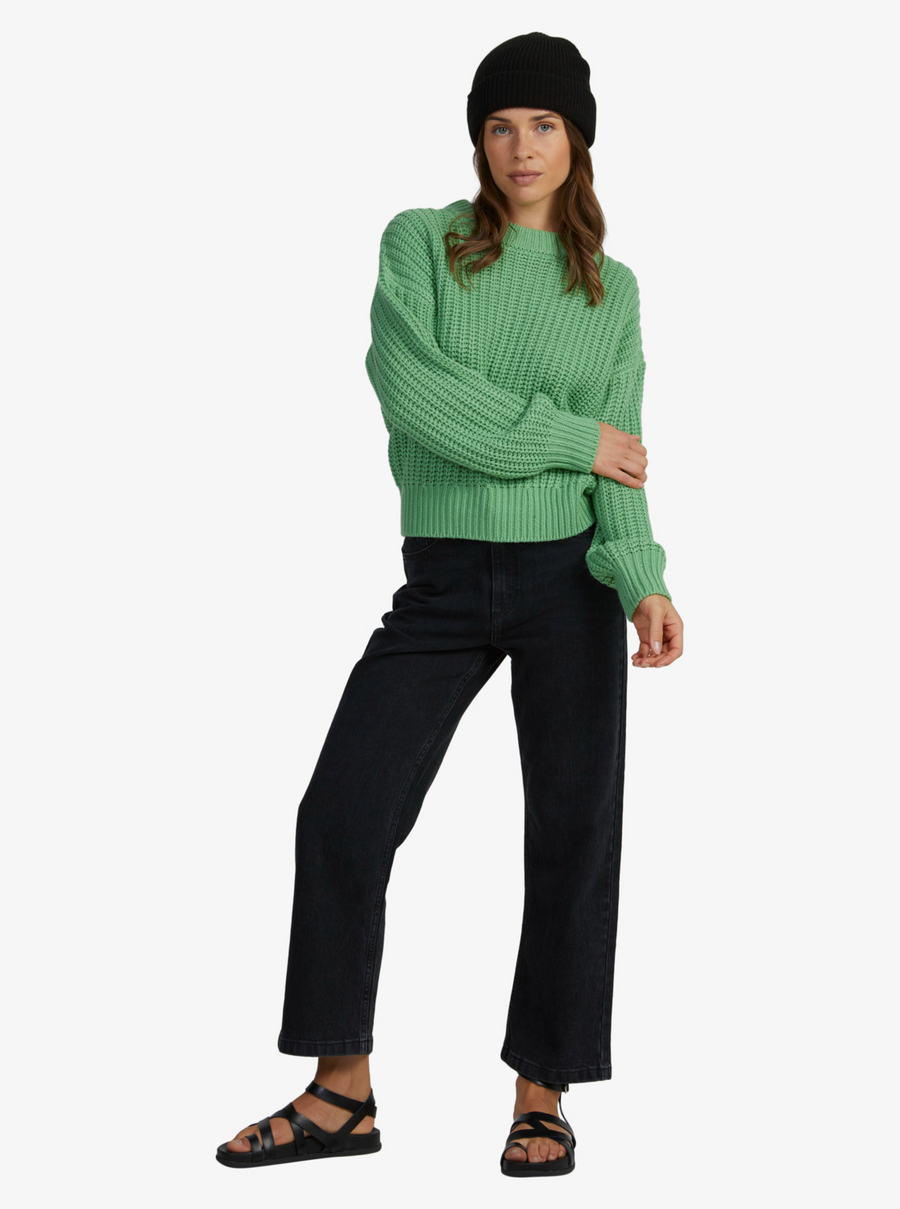 Roxy Coming Home Sweater - Zephyr Green