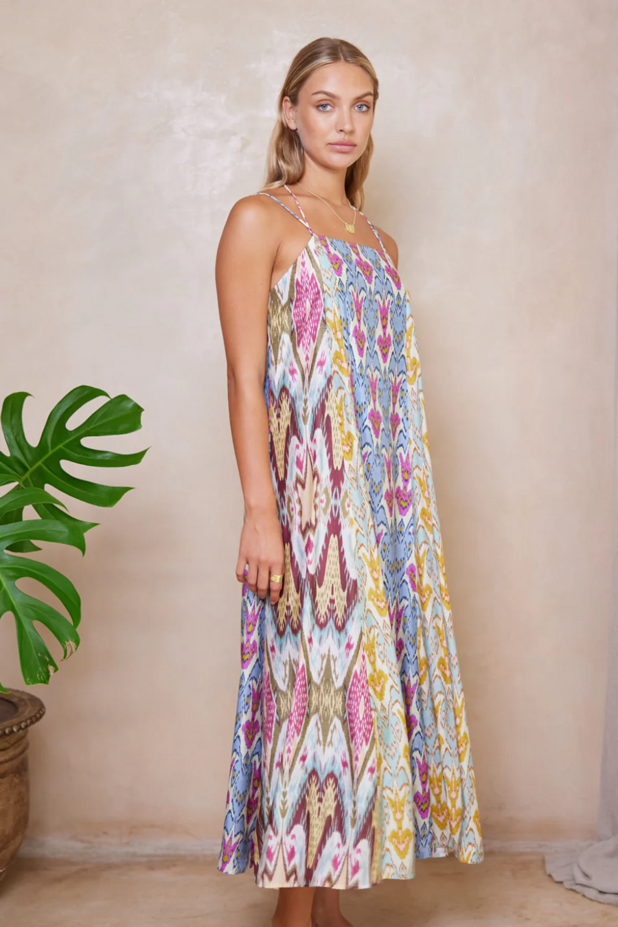 Tigerlily Alita Lara Maxi Dress - Aquarius Patchwork