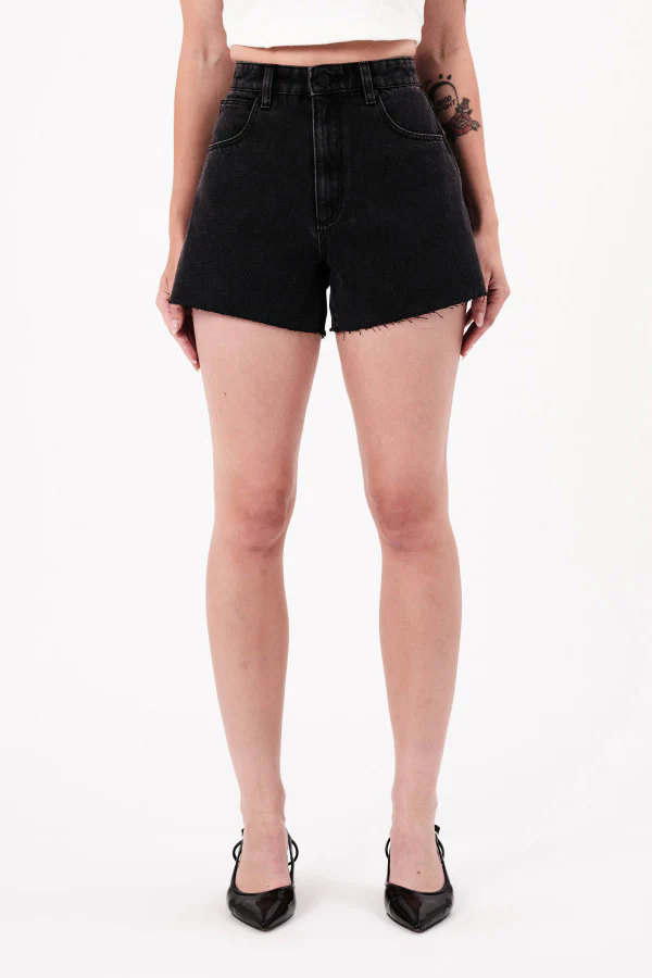 Abrand Venice Short Heidi - Washed Black