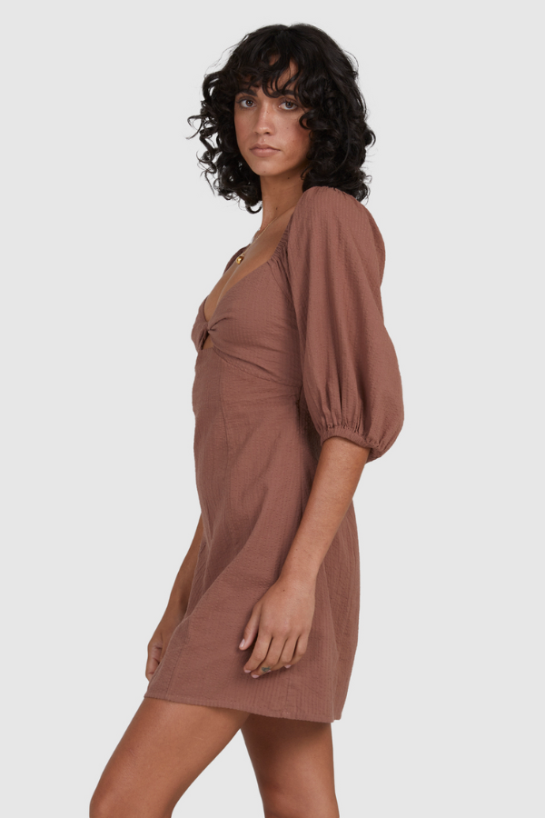 Billabong Del Sole Dress - Chocolate