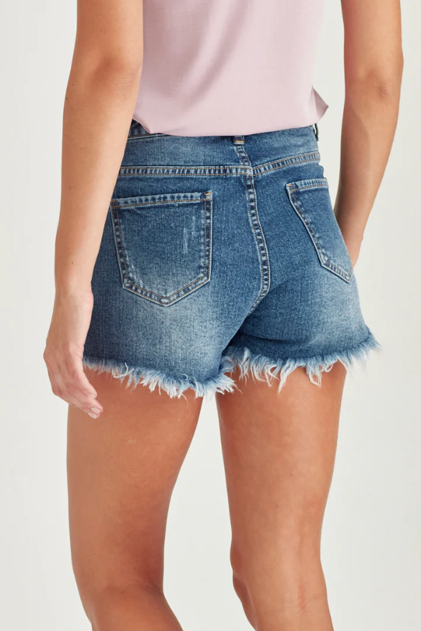 Junkfood Cilla Shorts - Dark Blue