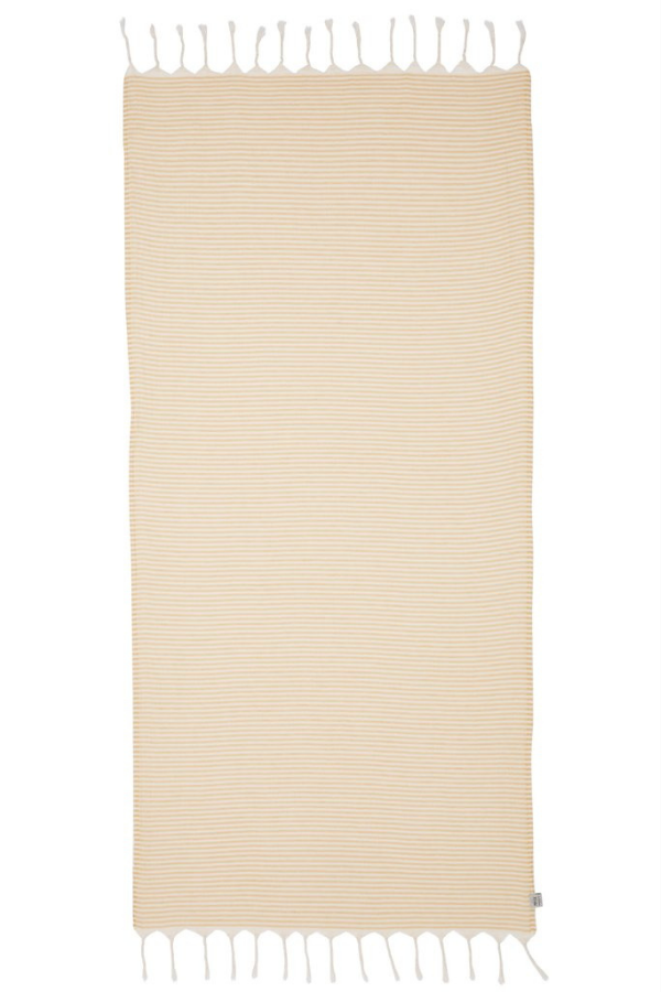 Mayde Noosa Towel - Mustard