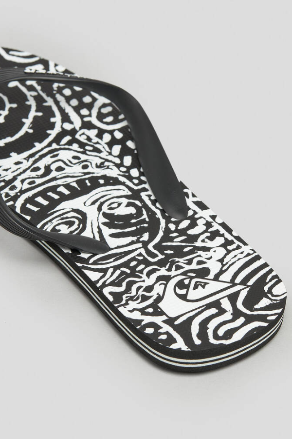 Quiksilver Molokai Art Jandal - Black/White