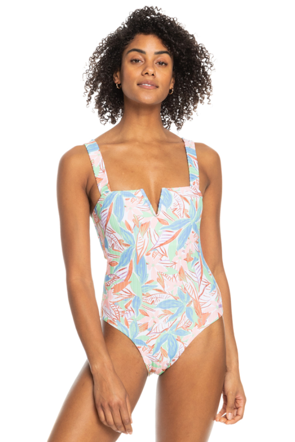 Roxy Pt Rib Roxy Love The Coco One Piece - Sprucetone Les Fleurs