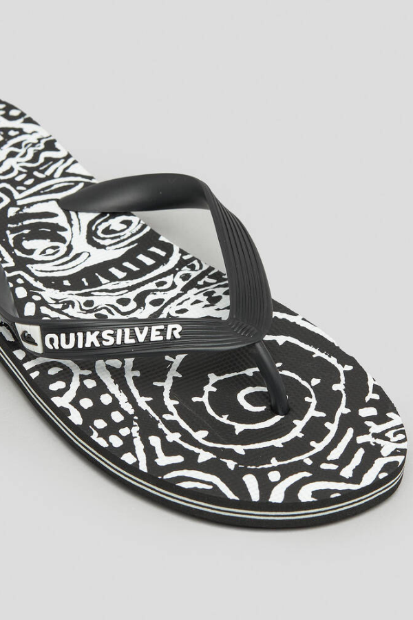 Quiksilver Molokai Art Jandal - Black/White