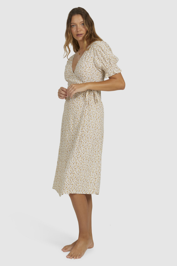 Billabong Mellow Wrap Dress - White