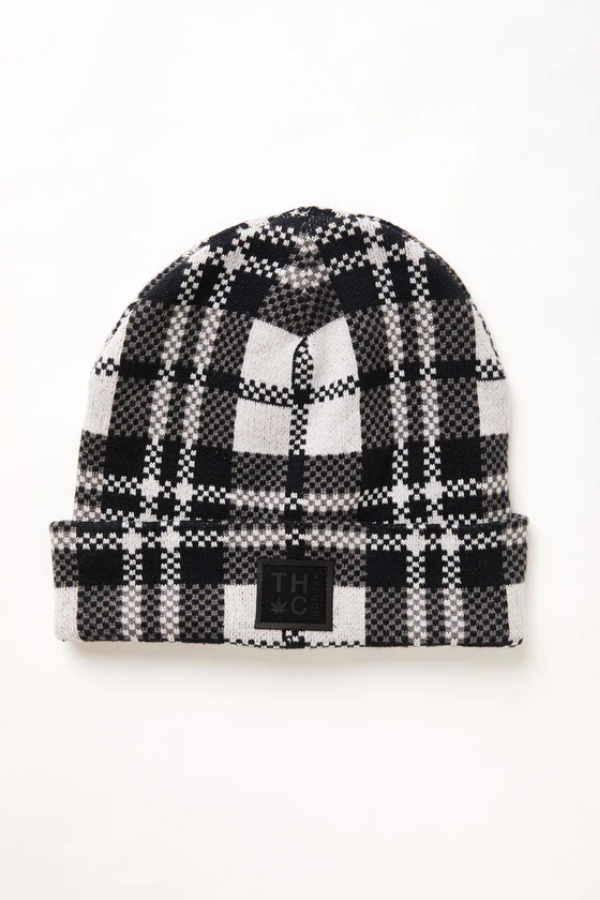 Afends - Asta Hemp Check Knit Beanie