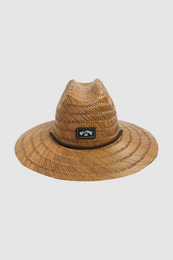 Billabong Tide Print Straw Hat- Brown