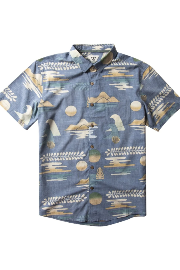 Vissla The Isle SS Shirt - Dark Denim