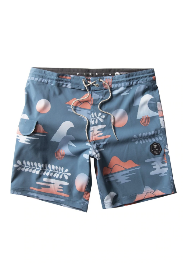 Vissla The Isle 17.5" Boardshort - Harbor Blue