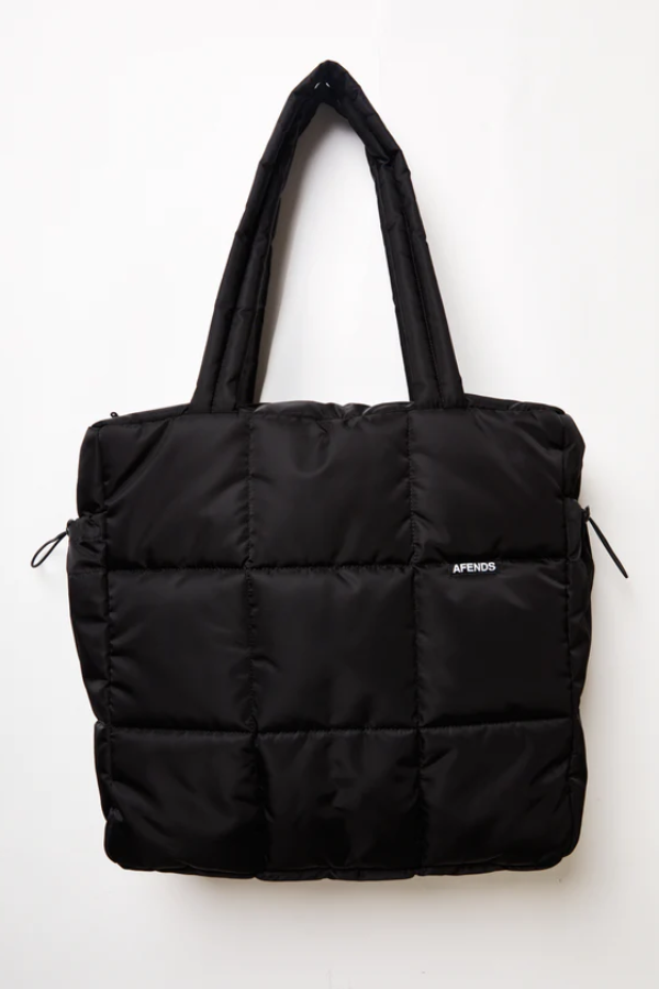 Afends Unisex Recycled Puffer Bag O/S - Black