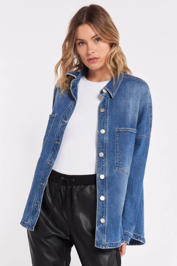 Sass Jasmine Denim Jacket - Worn Wash